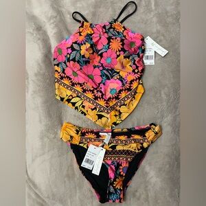 Colorful Floral Bikini set